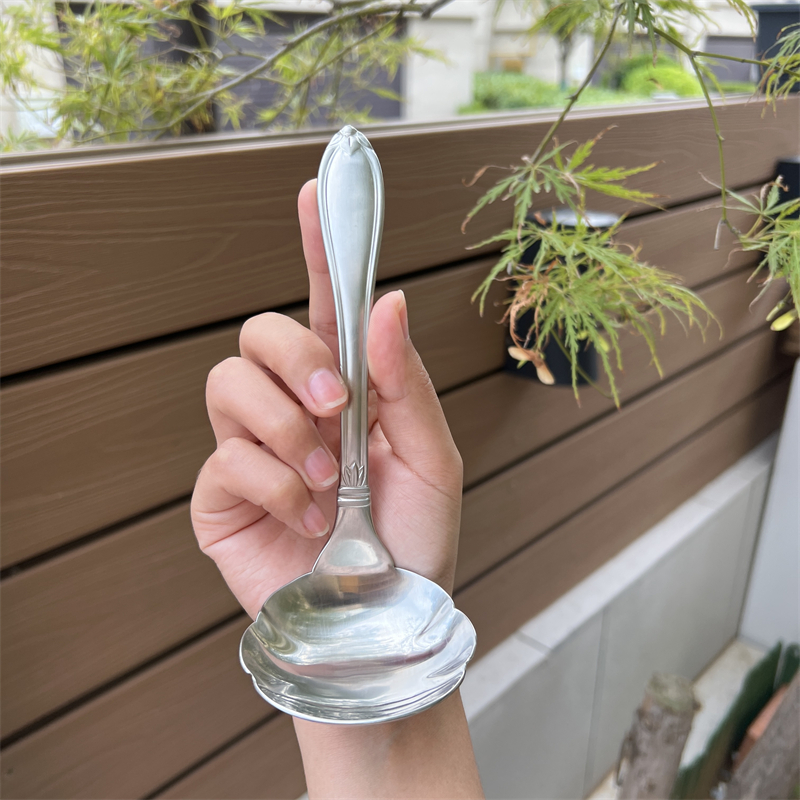 家用加深大头18-10不锈钢汤勺喝汤勺拉面勺吃饭勺汤匙调羹粥勺