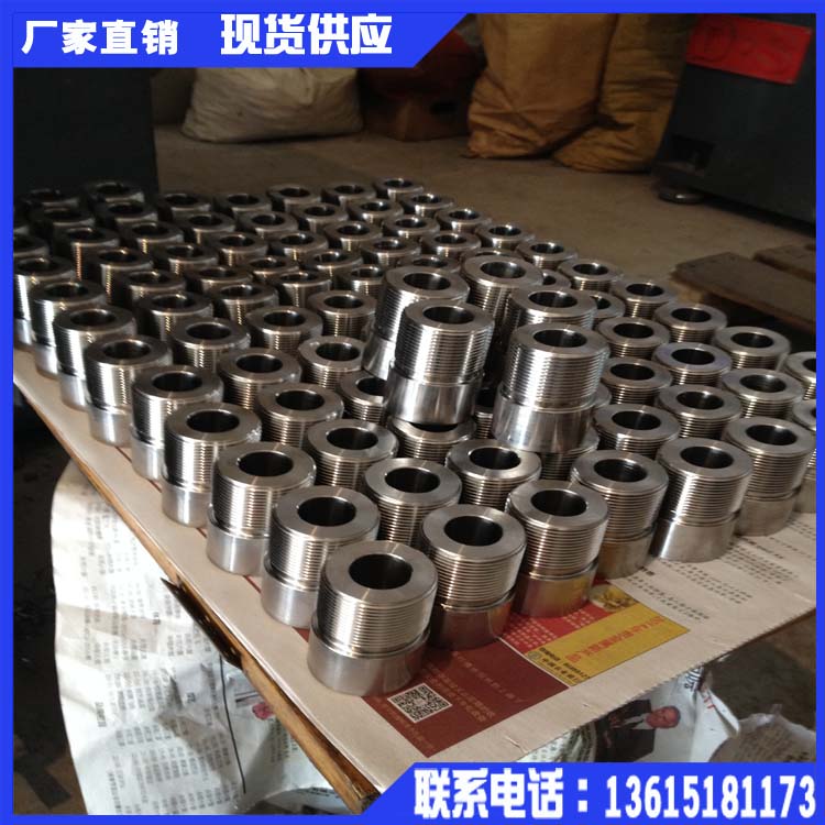 不锈钢管车丝直通接箍圆