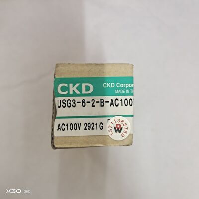 询价日本CKD原装进口三通气动电磁阀 USG3-6-2-B 线圈电压AC100V