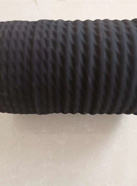 黑色波纹管dn38 50 65 80 100钢丝螺旋骨架橡胶管 抗老化 耐负压