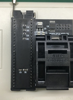 RT809H翻盖座变频空调MCU IRMCK341_343_311转接座RT-QFP64-01