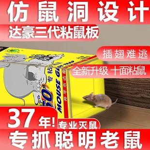 专粘聪明老鼠达豪粘鼠板强力胶粘仿鼠洞情景设计鼠贴神器正品家用