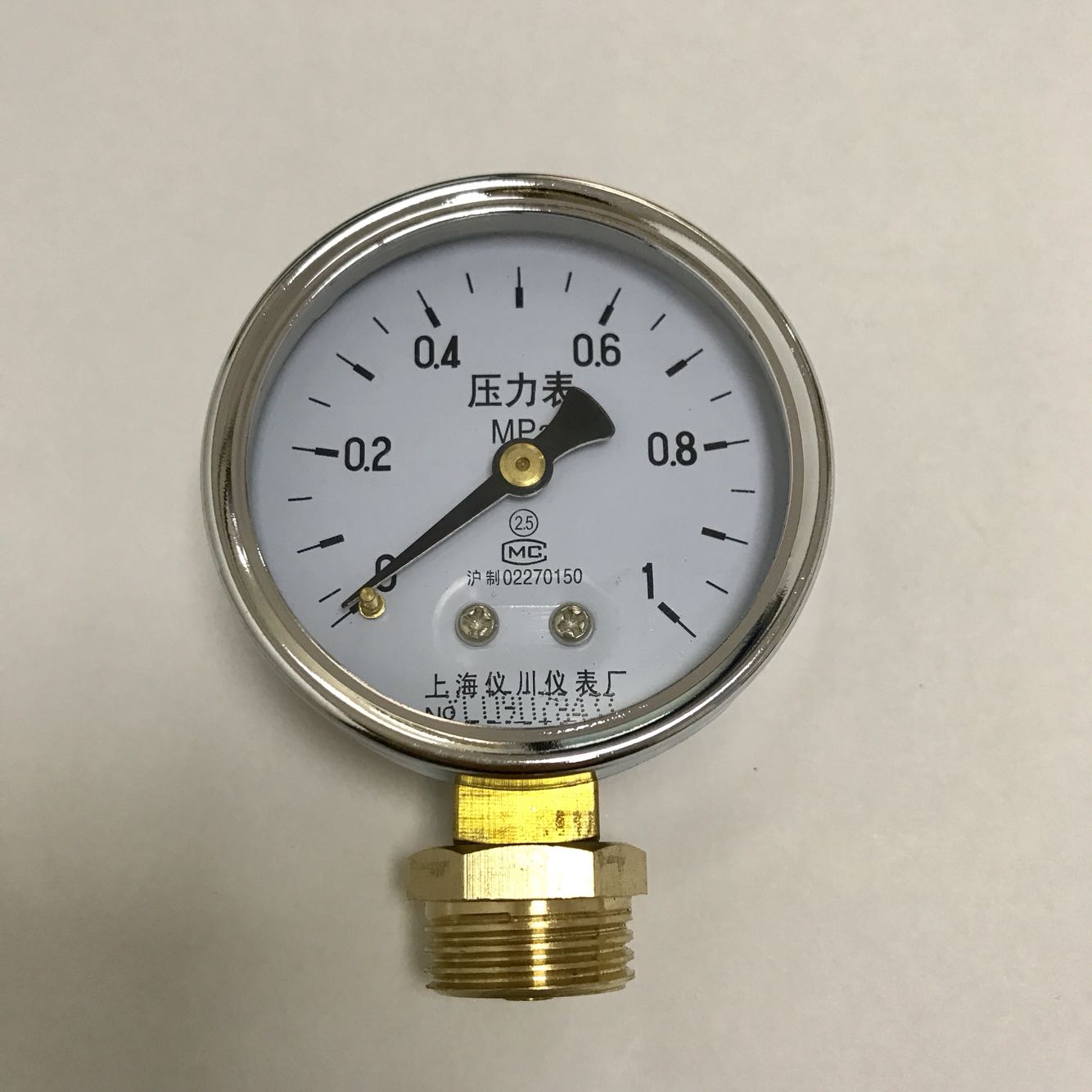 上海仪川普通压力表水油