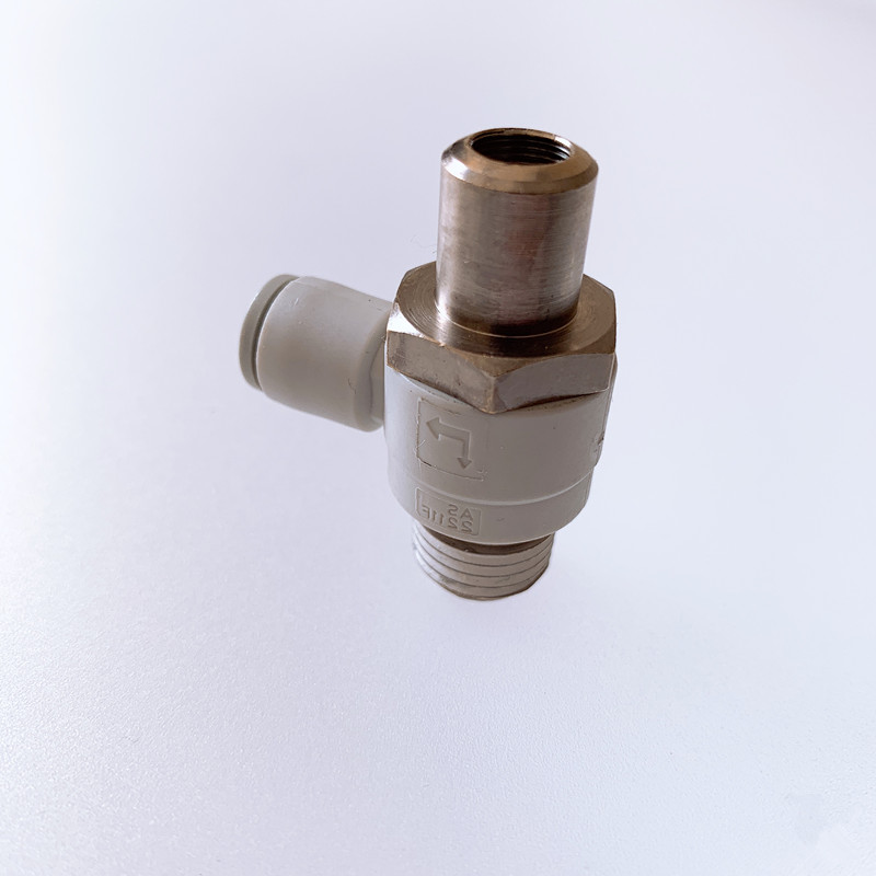 原装SMC节流阀AS2211F/AS2201F-01/02-04SD/06SD/08SD/10SD调速阀