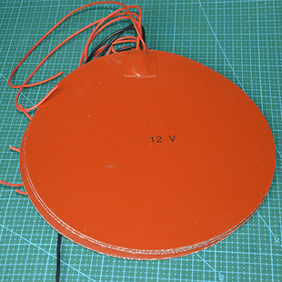 硅胶加热片 3D打印机DIY配件 圆形硅橡胶加热板 发热垫 硅胶板