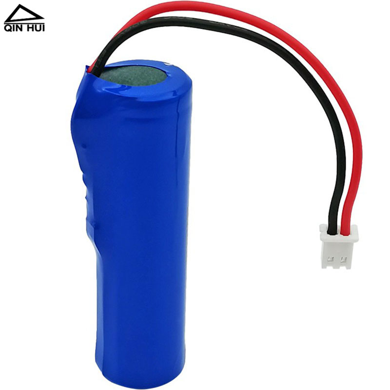单节3.7V唱戏机早教机18650锂电池带线2200mAh解码功放扩音器电池