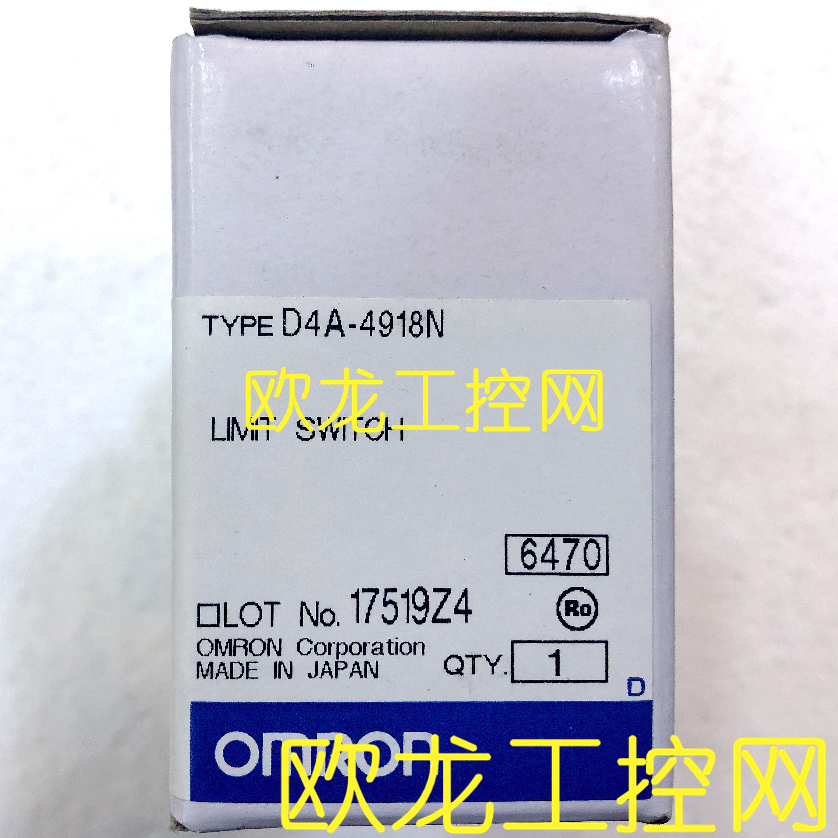 议价D4A-4918N限位开关行程开关 OMRON封