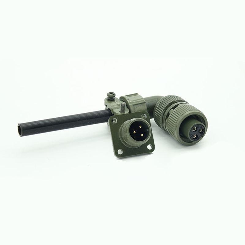 MS5015 3芯美军标航空插头 MS3108A-10SL-3S/P 3102 弯插头连接器