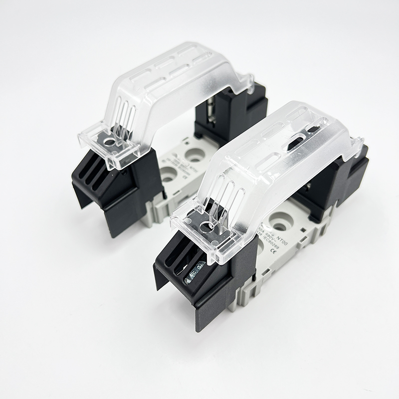 陶瓷熔断器底座NT00 RT16-00C NT00C RT16-00 1P 2P 3P4P带透明盖