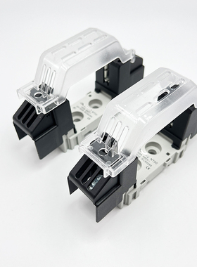 陶瓷熔断器底座NT00 RT16-00C NT00C RT16-00 1P 2P 3P4P带透明盖