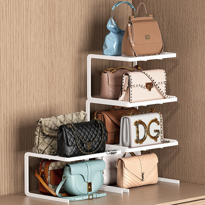 放包包的置物架展示架盒内衣放置架子分隔板家用衣柜宿舍收纳神器
