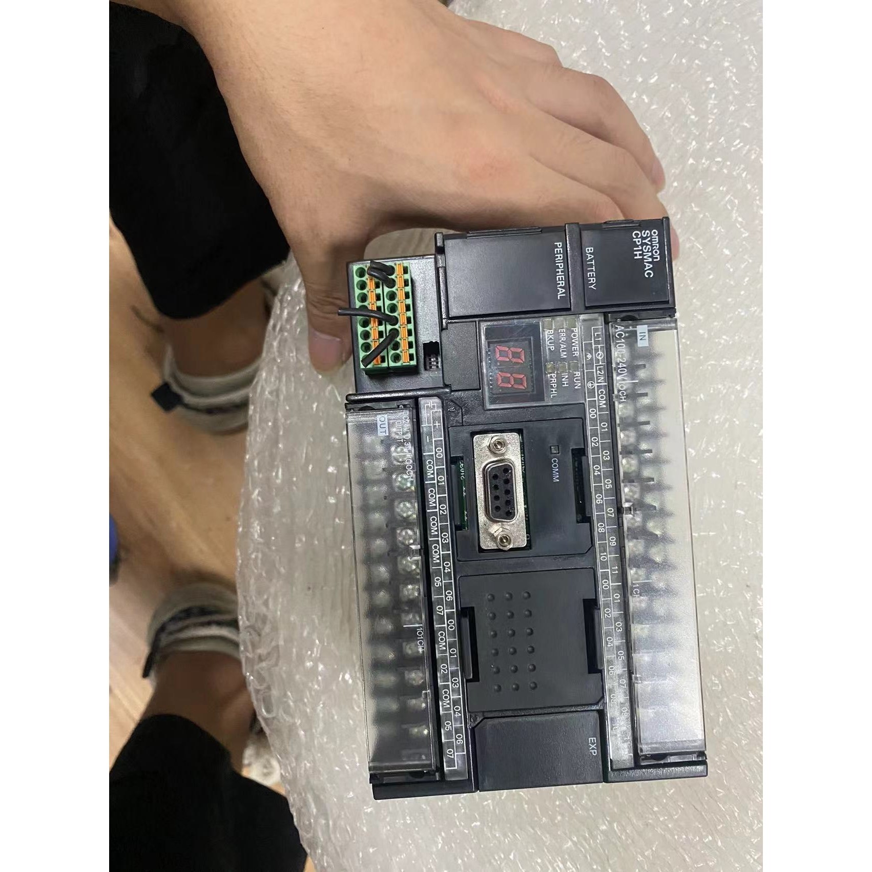 询价CP1H-XA40DR-A 二手拆机 现货PLC 实物图拍议价