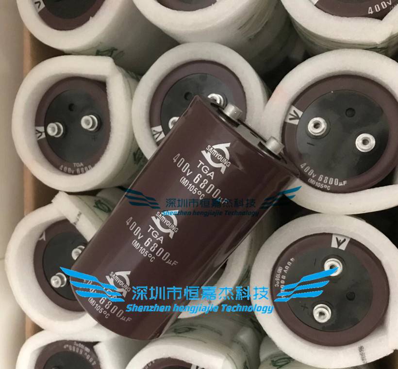 电解电容400V6800UF 450V RFA系列 韩国三莹SAMYOUNG螺丝脚 85度