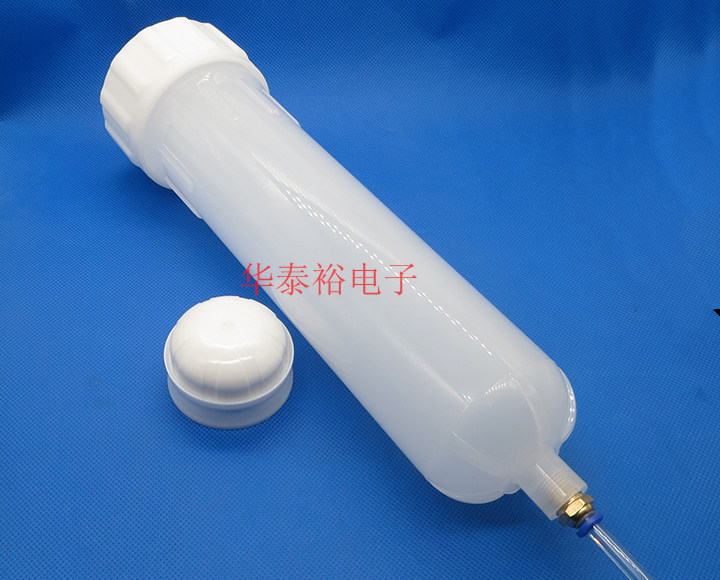新款加厚600CC点胶针筒点胶机塑料大口径胶瓶滴胶机2分牙打胶针筒