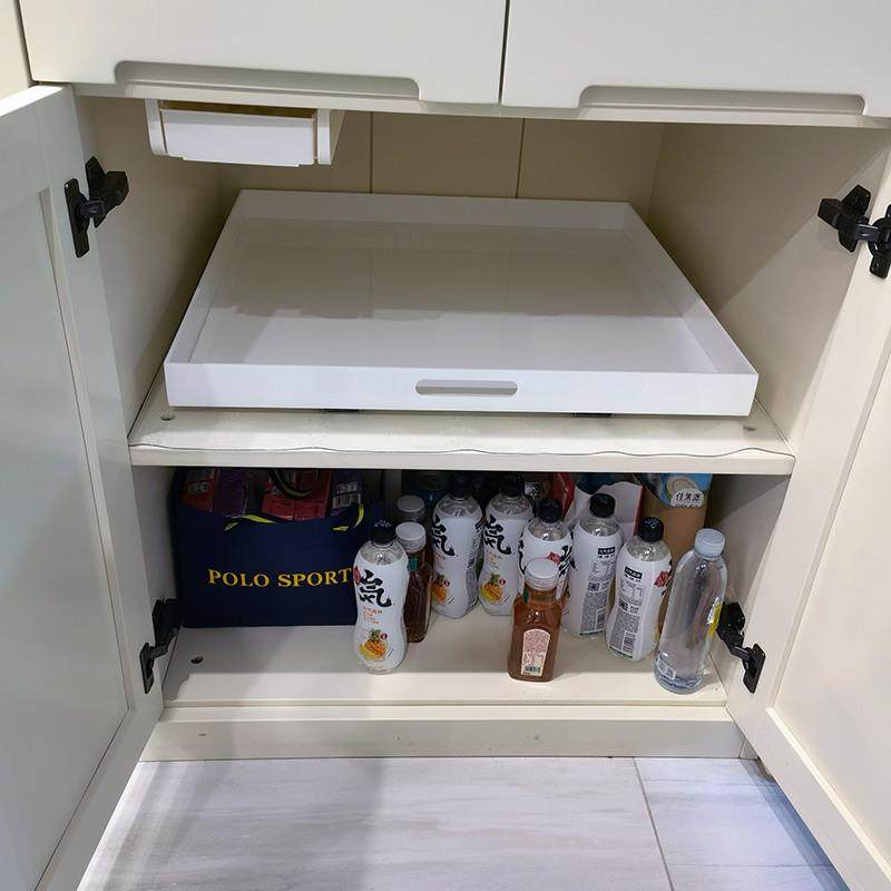 亚克力拉篮拐角定制橱柜可移动托盘深柜滑轨抽屉收纳盒推拉置物架,畜牧/养殖物资,赶猪器,淘宝优惠券,粉丝福利购,淘宝优惠卷