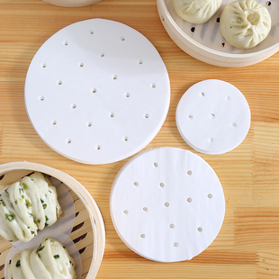 蒸笼纸不粘蒸包子蒸笼垫蒸馒头油纸垫一次性家用蒸笼布纸垫蒸馍布