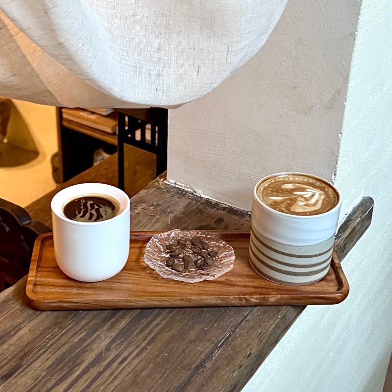 复古拿铁杯拉花冰美式浓