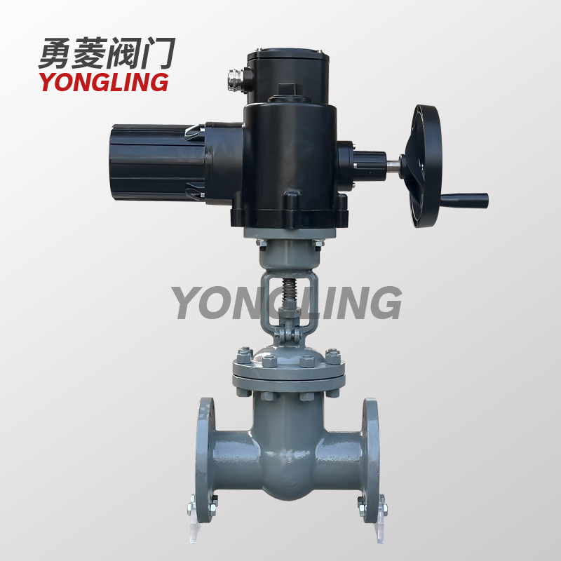 电动法兰铸钢闸阀远程操