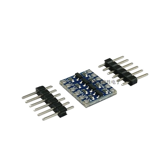 5V-3V IIC UART SPI等 /4路 电平转换模块/ 四路排针