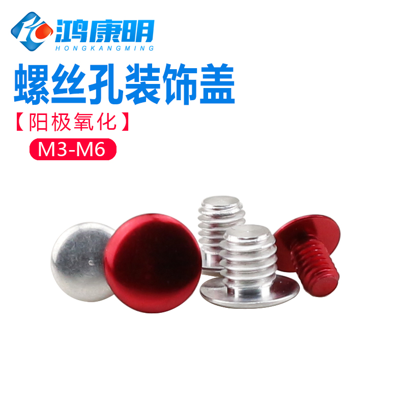 铝合金圆头螺丝无槽形孔