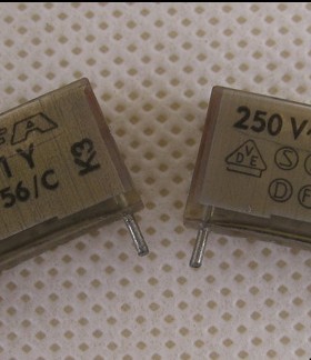 原装正品瑞典RIFA 透明双面极化薄膜电容 6800P 250V 6800P100V