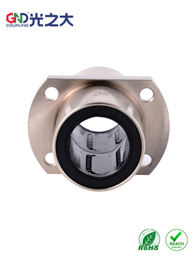 四强LMKC10 12 16 20 25 30LUU防锈耐腐蚀中间带法兰直线轴承加长