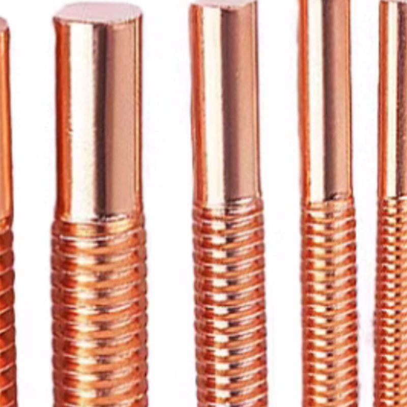 紫铜螺纹电极 放电电极 红铜螺牙电极 M2 M2.5 M3 M4 M5 M6 -M12