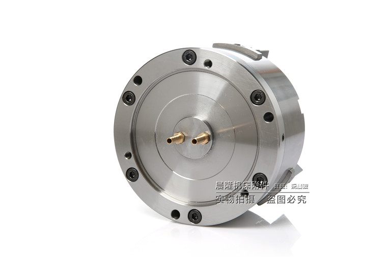 美式半通孔三爪气动卡盘