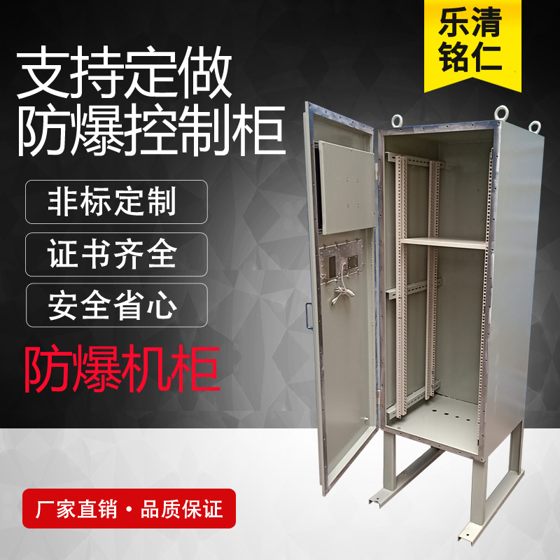 碳钢防爆12U机柜弱电6U网路交换机电控箱定制通风型变频正压柜