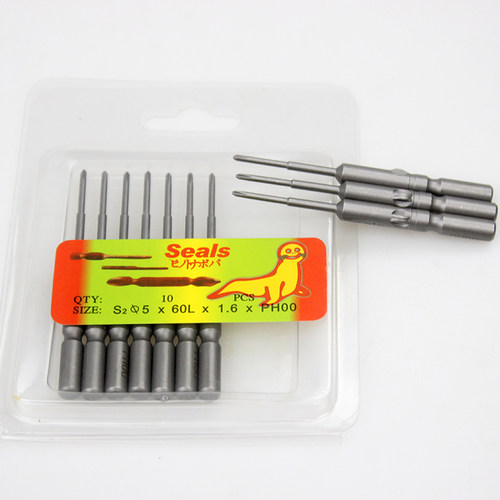 海狮seals801电批头十字批咀螺丝刀S2&phi;5&times;60L&times;&ph