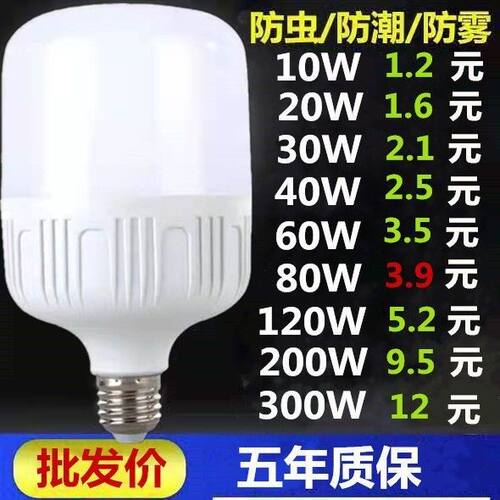 LED灯泡E27螺口高富帅超亮护眼球泡节能灯球泡家用大功率B22卡口