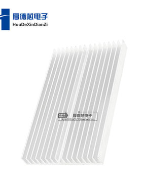 散热器100X60X10mm IC散热器铝制散热片为CPU LED电源