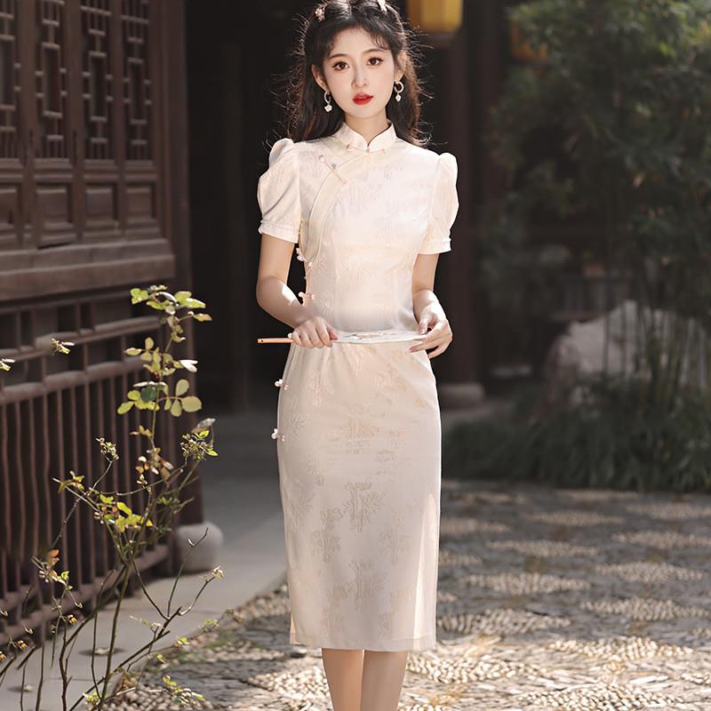 新中式国风改良旗袍女夏