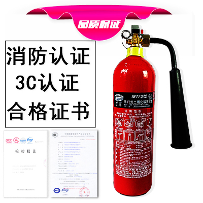 手提式二氧化碳灭火器公
