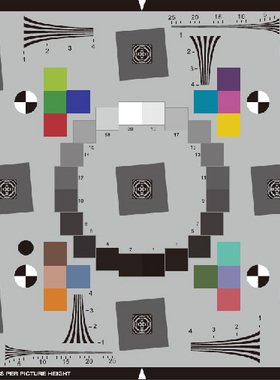 ISO12233标准版增强版、扩展版2014E-SFR分辨率测试卡标定板chart