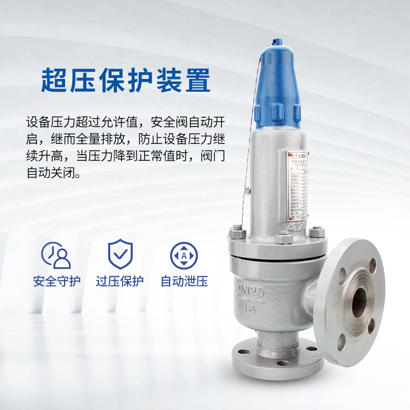 弹簧式安全阀法兰泄压锅