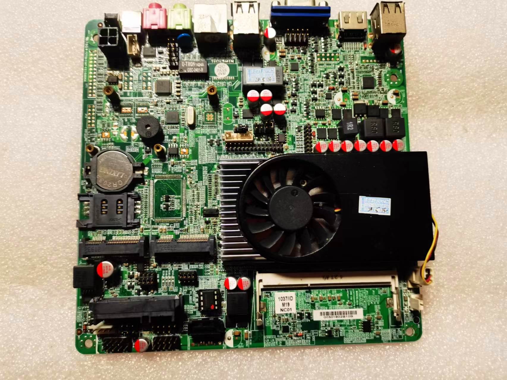 研域 ITX-M19 M100VER M11收银机一体机1037U 12V供电主板LVDS