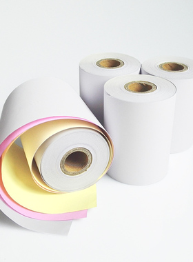 适用SNBC新北洋 BTP-M300 针式小票据收据打印机收款纸76mm 75*60