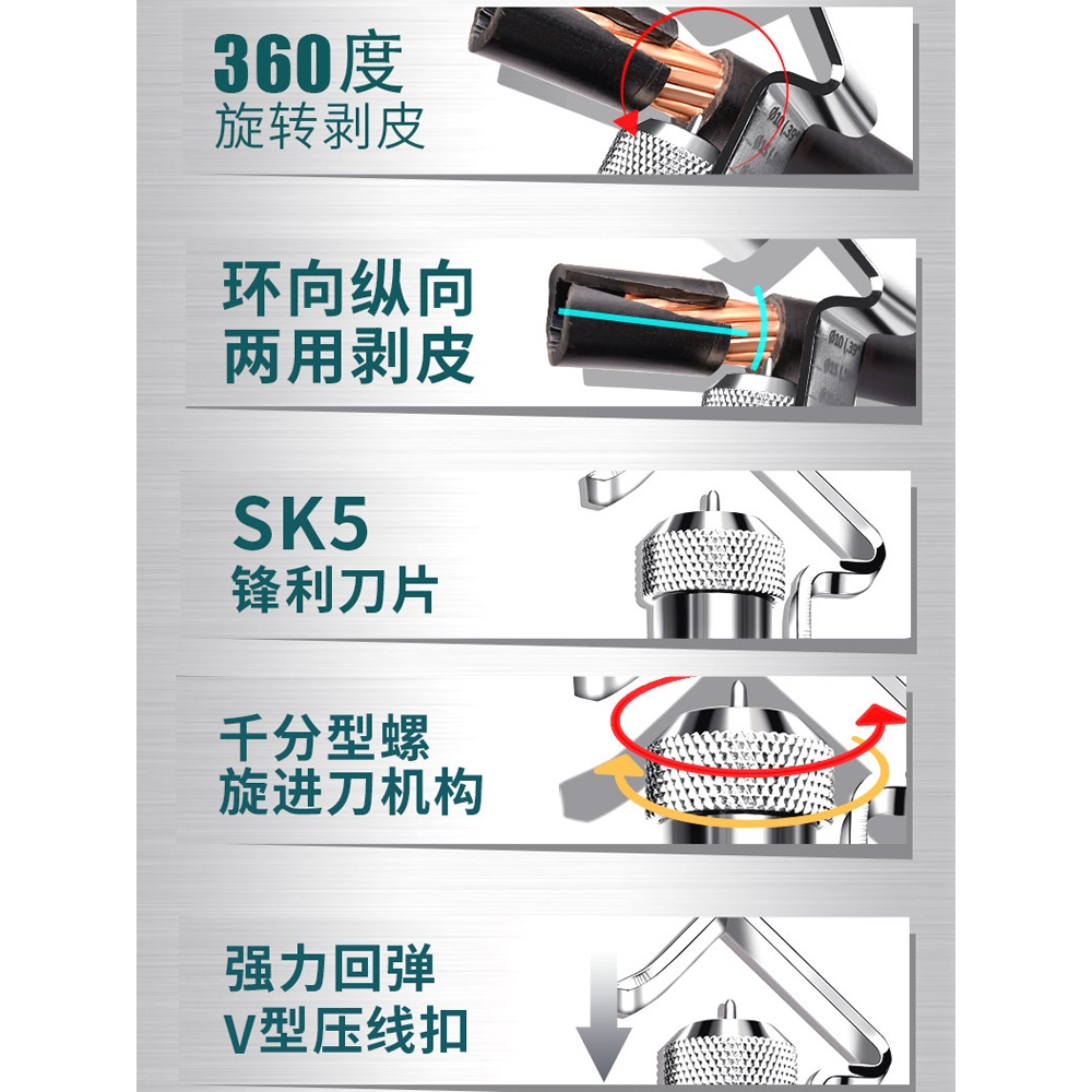德国进口宝工多功能剥线