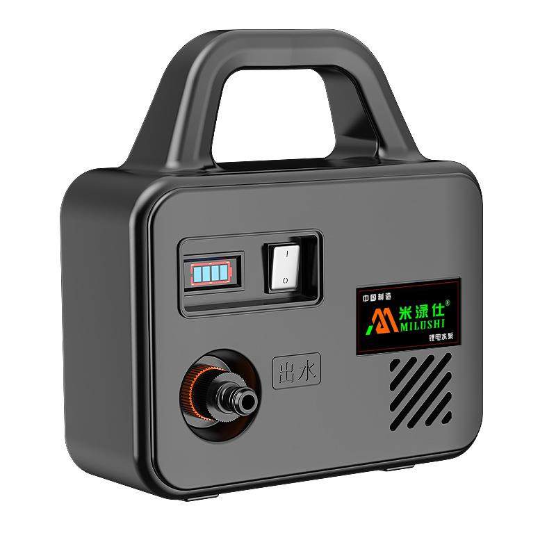 新款 便携式锂电池抽水泵小型浇菜浇水神器自吸泵充电式水泵