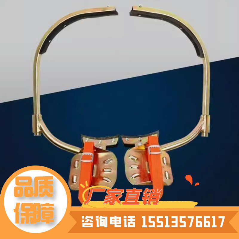 福建大踏板电工脚扣 爬杆器新款脚钩水泥杆上电线杆电力登杆铁鞋