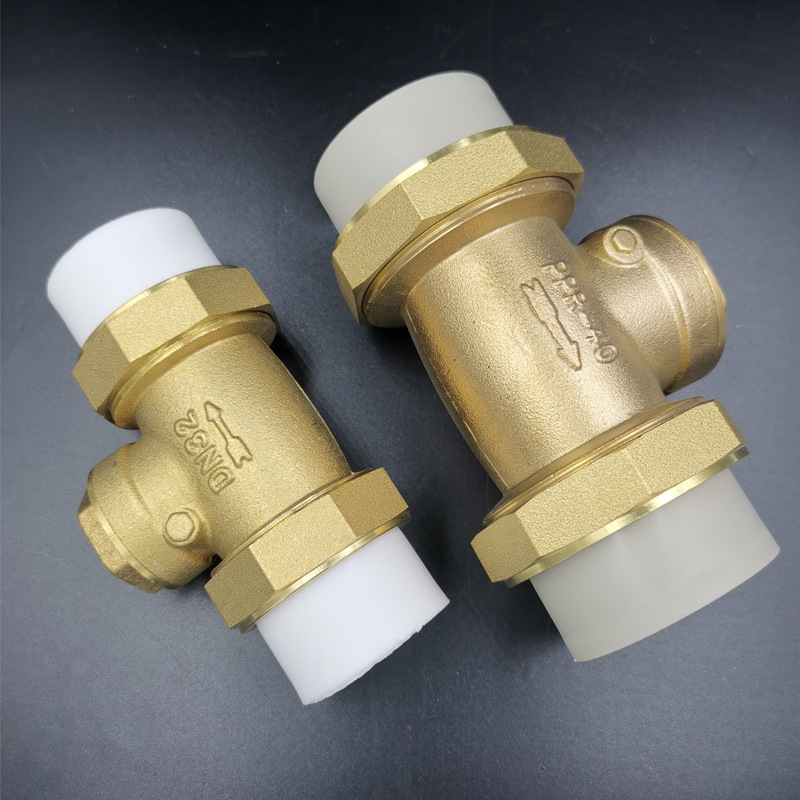 全铜卧式止回阀逆单向水