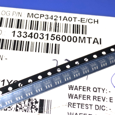 MCP3421A0T-E/CH Microchip 18位模数转换器 (ADC)全新原装正品