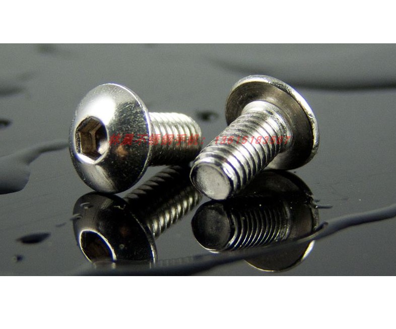 不锈钢盘头内六角螺丝圆