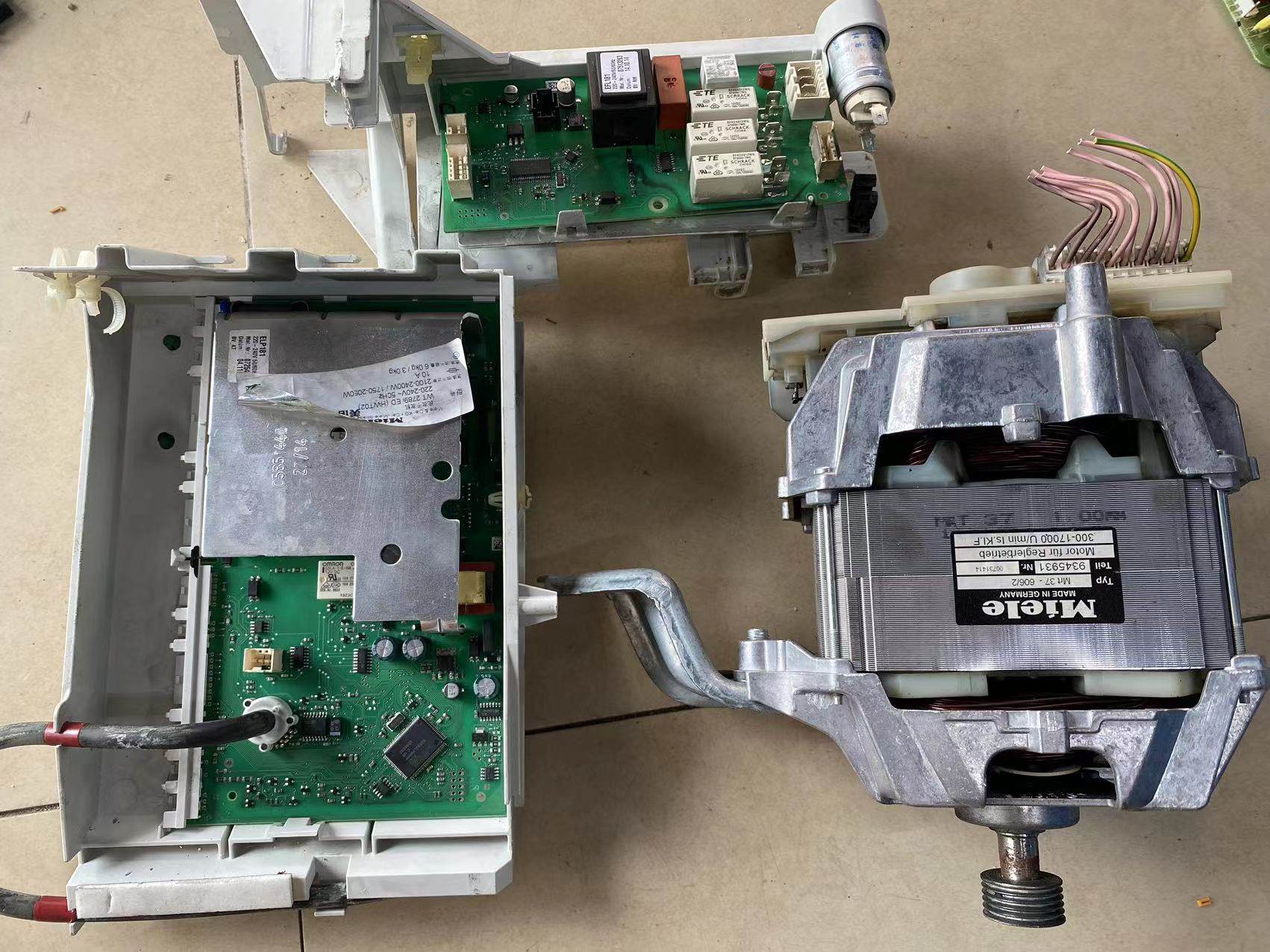适用于Miele美诺WDA101 W classic 滚筒主板电机Mrt21-606/2门锁