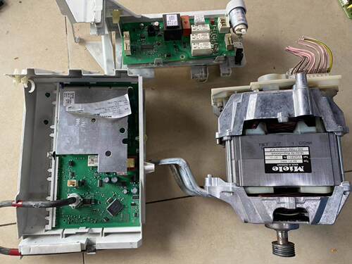 适用于Miele美诺WDA101 W classic 滚筒主板电机Mrt21-606/2门锁