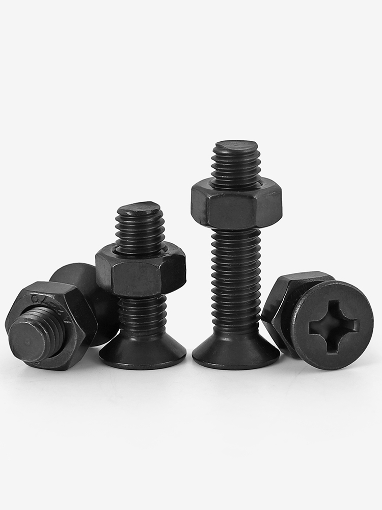 黑色不锈钢沉头十字螺丝