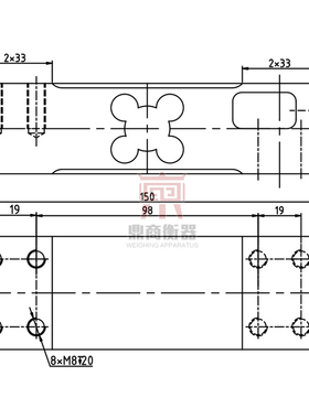 传感器UDN传感器100KG150KG压力称重平台秤传感器