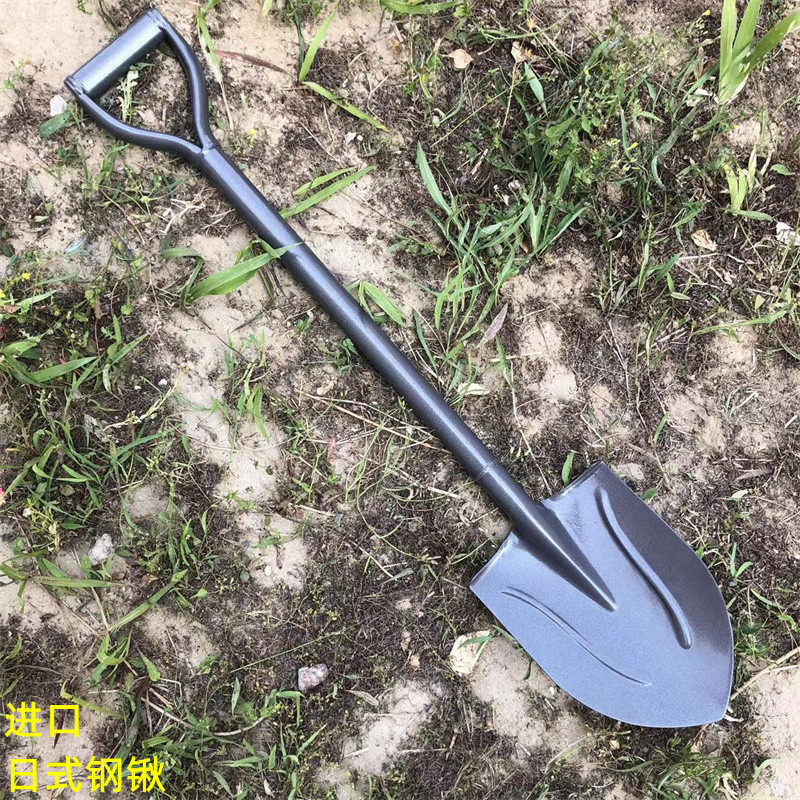 德国进口出口一体钢锹铁锹农用户外探宝挖地野营种植家用种花铲子