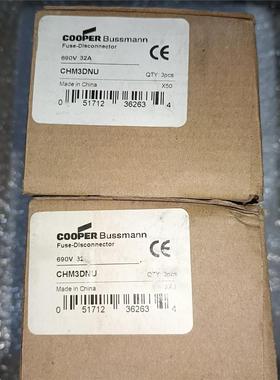 Bussmann巴斯曼熔断路底座 CHM3DNU  共127